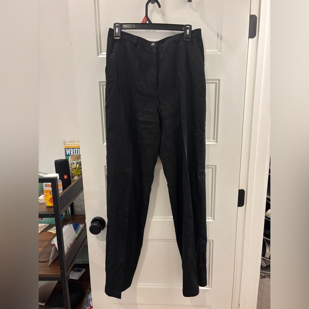 Women’s Black Linen Pants